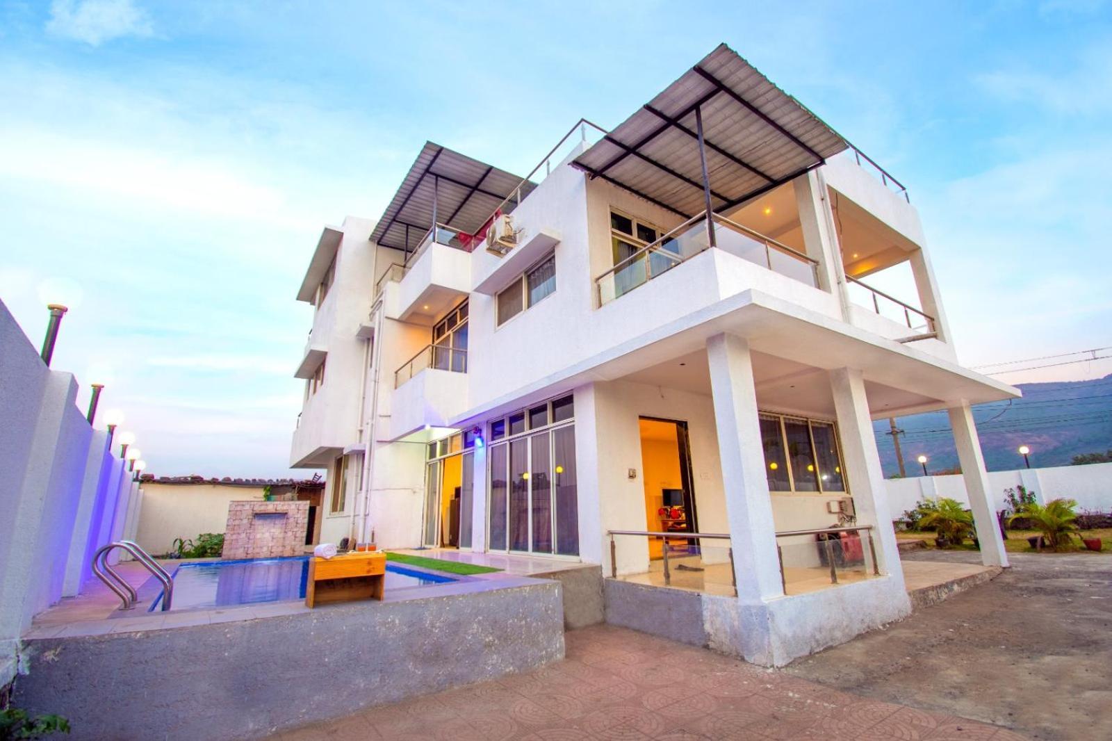 Empyrean Stay Ll 6Bhk Ll Royal Bramha Palace Ll Pvt Pool Ll Lonavala Exteriér fotografie